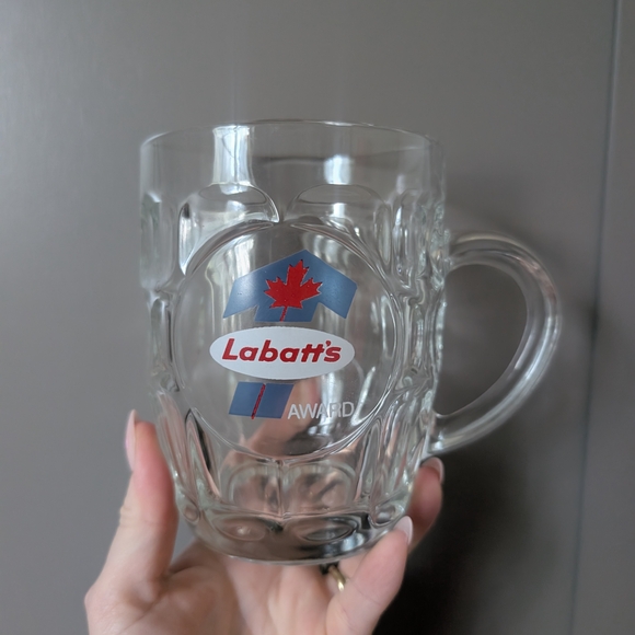 Other - Labatts Clear Glass Beer Mug